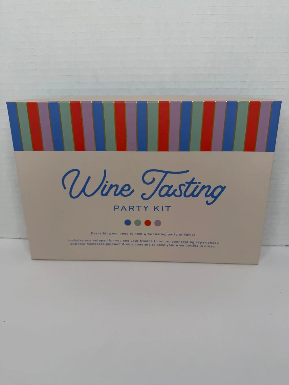 Love X June Wine Tasting Party Kit 25 Rating Sheets 8 Coasters - Brand New